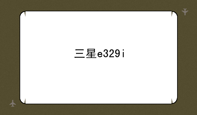 三星e329i