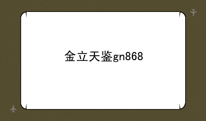 金立天鉴gn868