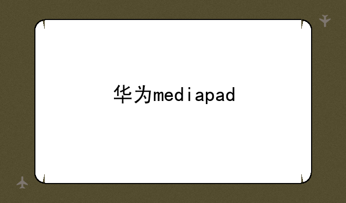 华为mediapad